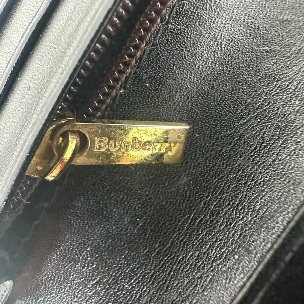 Burberry Haymarket Check Continental Flap Wallet Biege, Black, Red